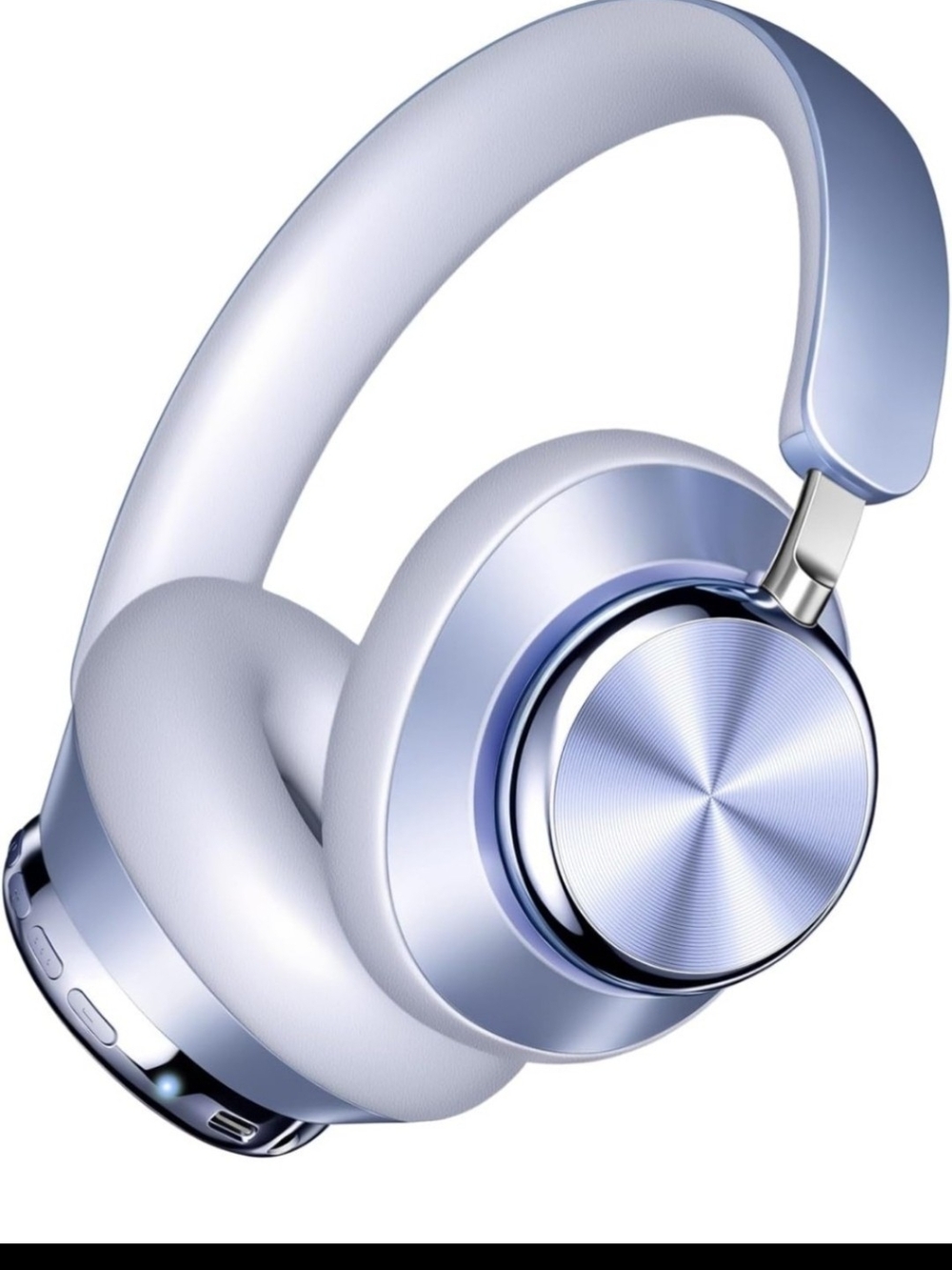 Premium Wireless Over-Ear Headphones — Light Blue
